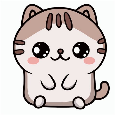 fotos de dibujo de gato|gato dibujo kawaii.